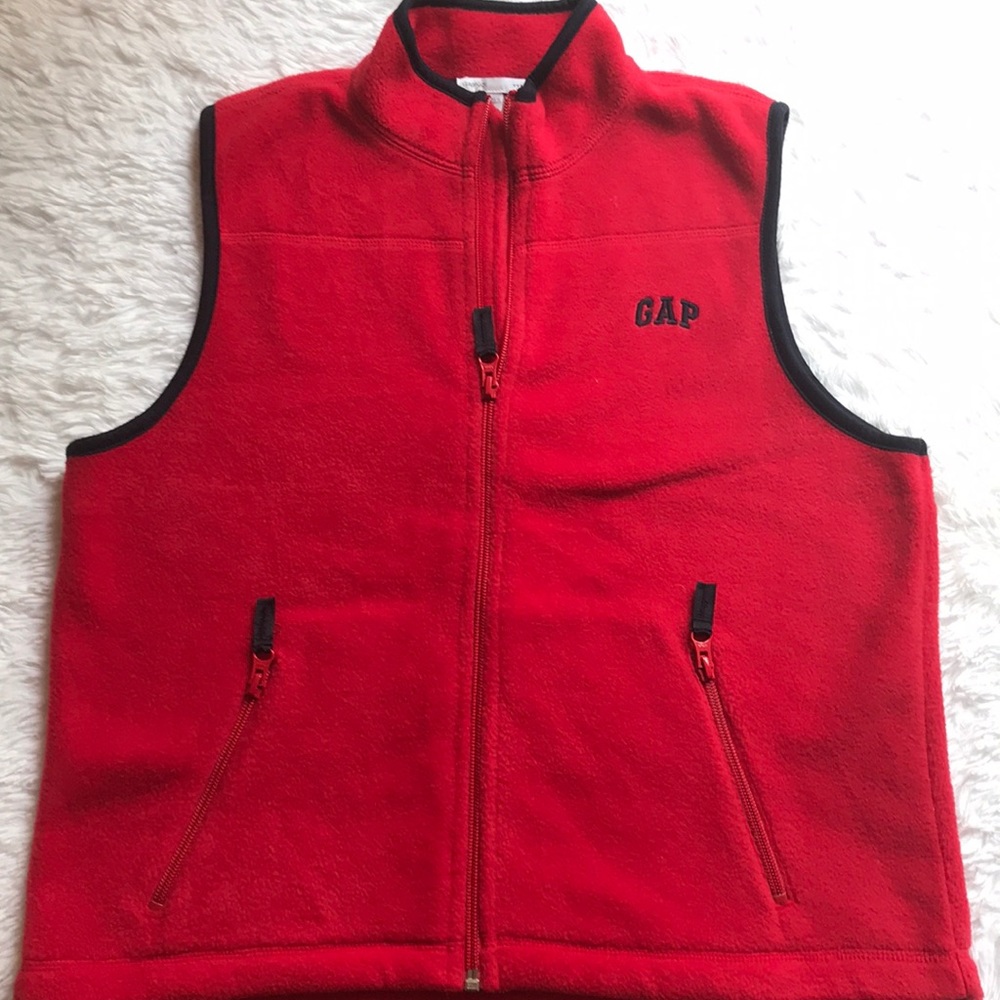 Gap kids fleece boys vest size large 10